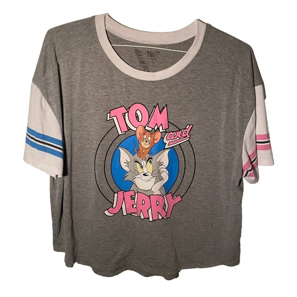 Tom and Jerry T-Shirt Warner Brothers Cartoon Network‎ Size 2XL Unisex Adult